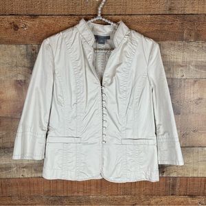 Ann Taylor Petites Khaki Jacket Women’s Size 8p